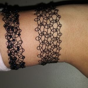 Bracelet, tattoo style bracelet